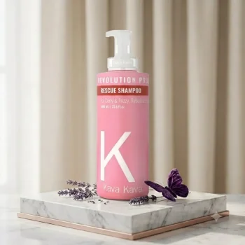 شامبو رسكيو للشعر الكيرلي Rescue Shampoo for Curly Hair 1000 ml KAVA KAVA